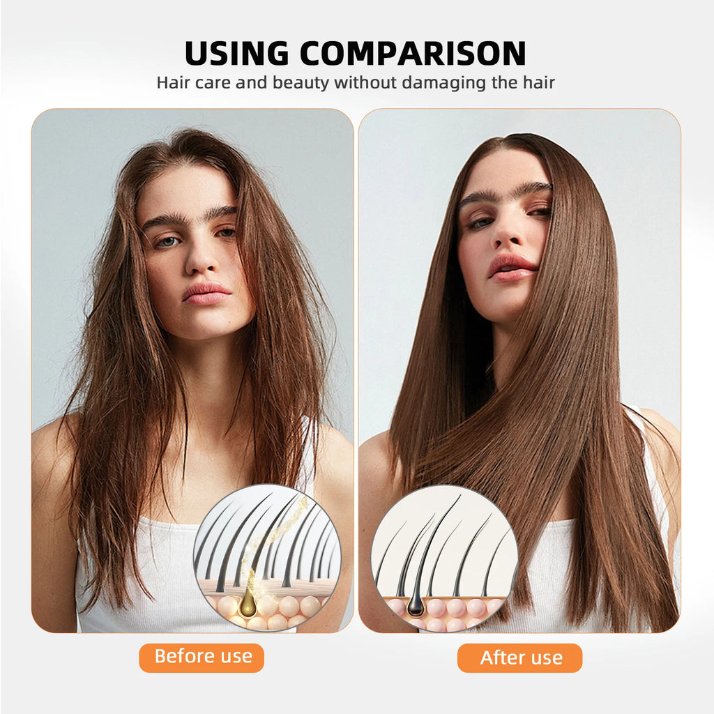 5-in-1 Hair Dryer Styling Set Professional Home Styling Tools Curling Iron Hot Air Comb Straightener Multifunctional Hair Salon