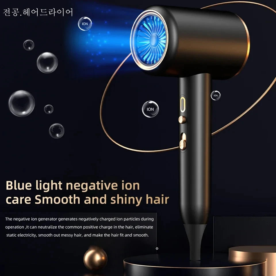 F33  Hair Dryer High-Speed Electric Turbine Airflow Low Noise Constant Temperature And Quick Drying Suitable For Home Salons