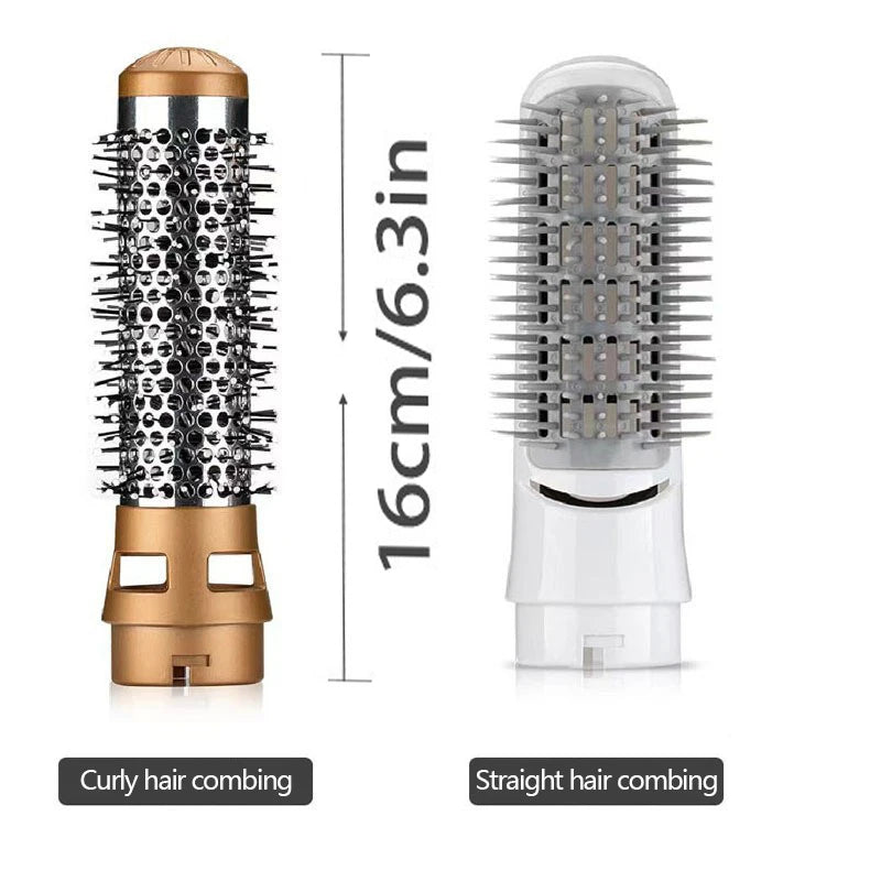 5-in-1 Hair Dryer Styling Set Professional Home Styling Tools Curling Iron Hot Air Comb Straightener Multifunctional Hair Salon